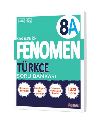 Fenomen Okul 8. Sınıf Fenomen Türkçe A Soru Bankası Komisyon