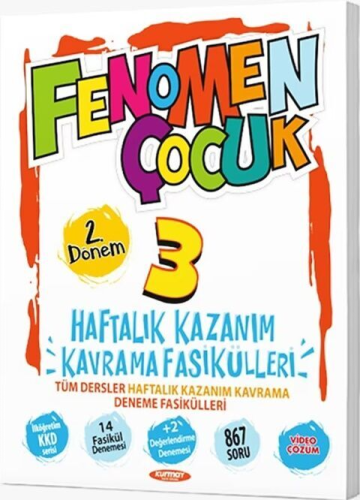 Fenomen Çocuk 3. Sınıf 2. Dönem Haftalık Kazanım Kavrama Tüm Dersler 1