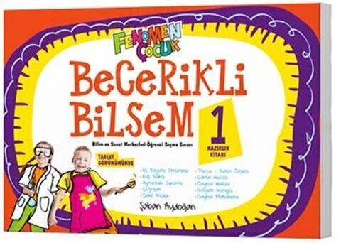 Fenomen Çocuk Becerikli Bilsem 1. Sınıf Hazırlık Kitabı Şaban Aydoğan