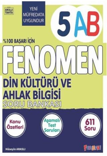 Fenomen Okul Yayınları 5. Sınıf Din Kültürü ve Ahlak Bilgisi A ve B Fe