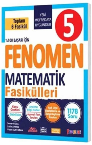 Fenomen Okul Yayınları 5. Sınıf Fenomen Matematik Fasikülleri Soner Ko