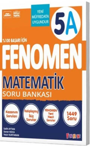 Fenomen Okul Yayınları 5. Sınıf Matematik A Fenomen Soru Bankası Salih