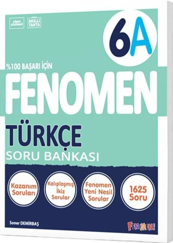 Fenomen Okul 6. Sınıf Fenomen Türkçe A Soru Bankası Soner Demirbaş