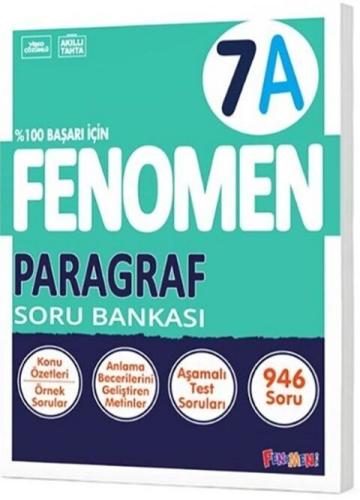 Fenomen Okul Yayınları 7. Sınıf Paragraf Fenomen A Soru Bankası Komisy