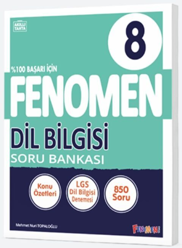 Fenomen Okul 8.Sınıf Fenomen Dil Bilgisi Soru Bankası Komisyon