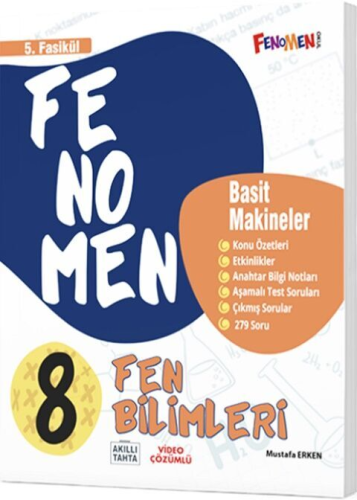 Fenomen Okul Fenomen 8. Sınıf Fen Bilimleri 5. Fasikül Basit Makineler