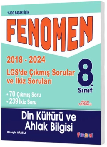 Fenomen Okul 8. Sınıf LGS Din Kültürü Ve Ahlak Bilgisi Çıkmış Sorular 