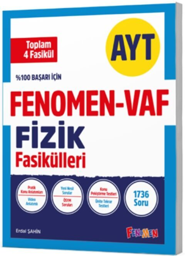 Fenomen Okul Yayınları AYT VAF Fizik Fasikülleri Seti Komisyon