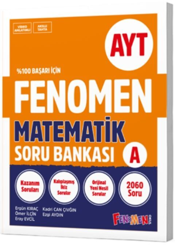 Fenomen Okul Yayınları AYT VAF Matematik A Soru Bankası Komisyon