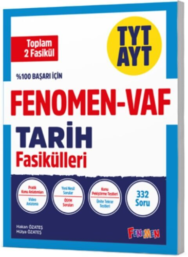 Fenomen Okul Yayınları TYT AYT VAF Tarih Fasikülleri Seti Komisyon