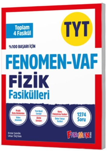 Fenomen Okul Yayınları TYT VAF Fizik Fasikülleri Seti Komisyon