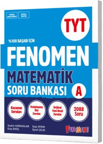 Fenomen Okul Yayınları TYT VAF Matematik A Soru Bankası Komisyon