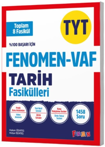 Fenomen Okul Yayınları TYT VAF Tarih Fasikülleri Seti Komisyon