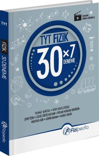 Fizipedia Yayınları TYT Fizik 30 x 7 Deneme Yılmaz Kartal