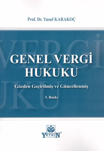 Genel Vergi Hukuku Yusuf Karakoç