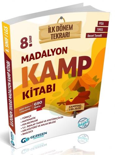 Gezegen Yayınları 8. Sınıf LGS İlk Dönem Tekrarı Madalyon Kamp Kitabı 