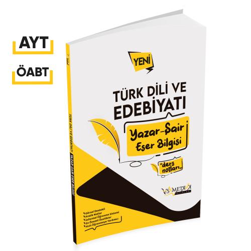 Asimetrik Yayınları 2025 AYT Türk Dili ve Edebiyatı Yazar Şair Eser Bi