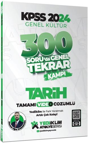 Yediiklim Yayınları 2024 KPSS Genel Kültür Tarih 300 Soruda Tamamı Vid