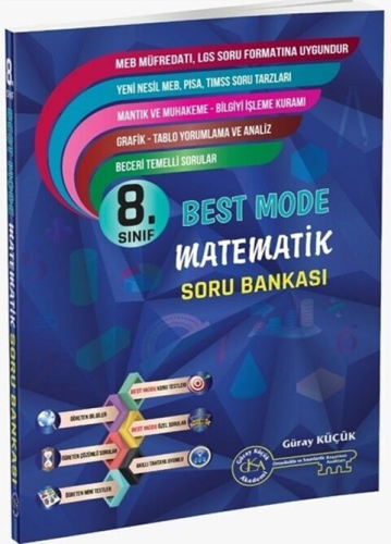 KAMPANYALI Gür Yayınları 8. Sınıf Matematik Best Mode Soru Bankası Kom