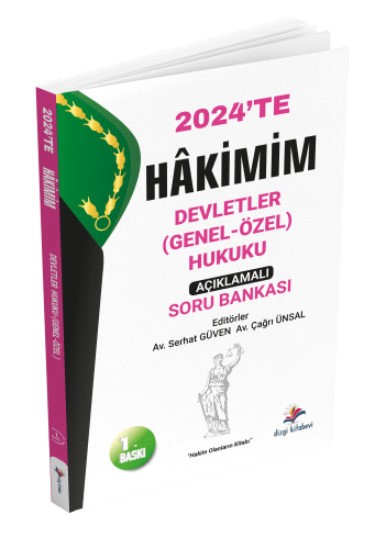 Dizgi Kitap Yayınları 2024 Hakimim Devletler Genel Özel Hukuku Açıklam