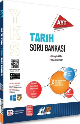 Hız ve Renk Yayınları AYT Tarih Soru Bankası Hüseyin Kara