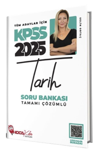 Hoca Kafası Yayınları 2025 KPSS Tarih Soru Bankası Çözümlü Selin Ortaç