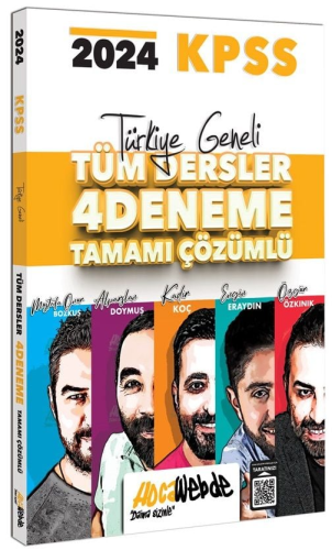 HocaWebde Yayınları 2024 KPSS Genel Yetenek Genel Kültür Türkiye Genel