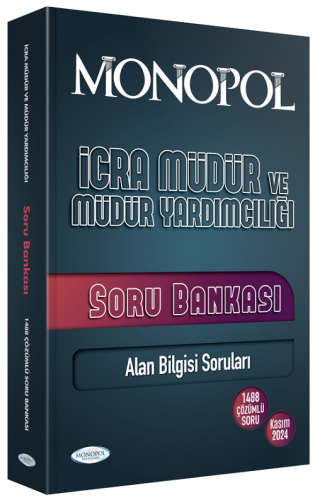 Monopol Yayınları İcra Müdür ve Yardımcılığı Soru Bankası Çözümlü Komi