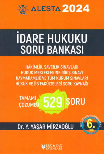 İdare Hukuku Soru Bankası Yaşar Mirzaoğlu