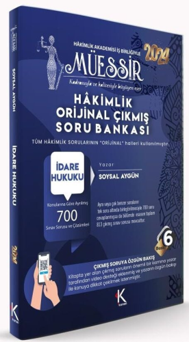 Müessir Adli İdari Hakimlik İdare Hukuku Soru Bankası Soysal Aygün