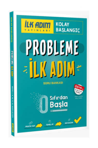 İlk Adım Yayınları Probleme İlk Adım Sıfırdan Kolay Başlangıç Kitabı K