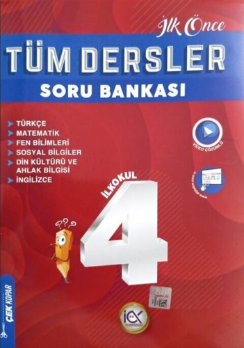 İlk Önce Yayıncılık 4. Sınıf Tüm Dersler Soru Bankası Komisyon