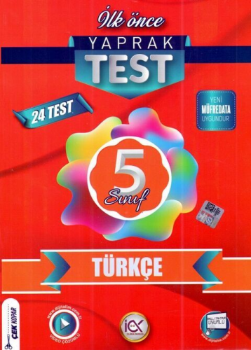 İlk Önce Yayıncılık 5. Sınıf Türkçe Yaprak Test Komisyon