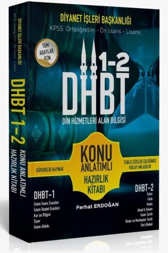 DHBT 1-2 Din Hizmetleri Konu Anlatımlı Hazırlık Kitabı Ferhat Erdoğan