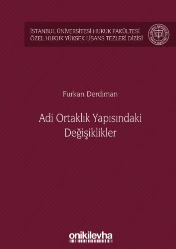 Adi Ortaklık Yapısındaki Değişiklikler Furkan Derdiman