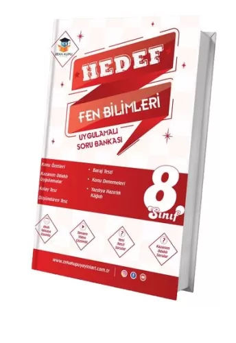 Zeka Küpü Yayınları 8. Sınıf Fen Bilimleri Hedef Uygulamalı Soru Banka