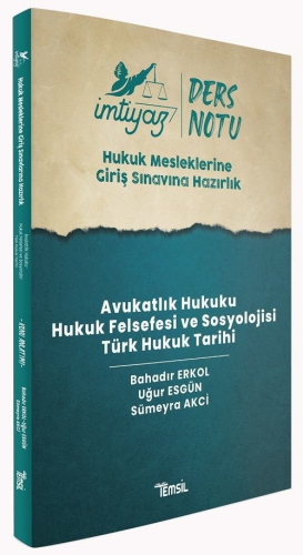 İMTİYAZ HMGS Avukatlık Hukuku, Hukuk Felsefesi ve Sosyolojisi, Türk Hu