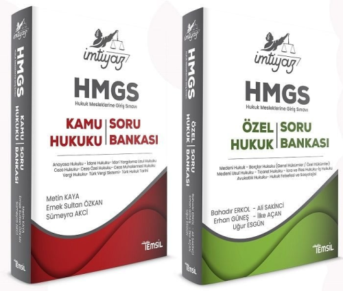 İMTİYAZ HMGS Soru Bankası (Kamu Hukuku-Özel Hukuk) Metin Kaya