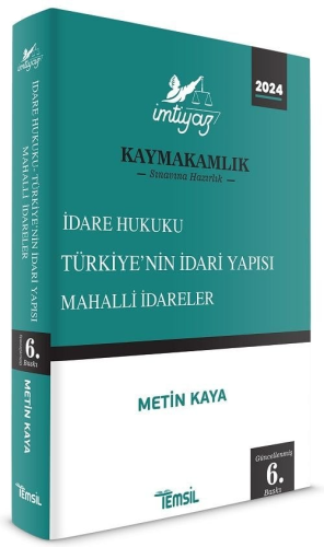 İmtiyaz Kaymakamlık İdare Hukuku Türkiye'nin İdari Yapısı Mahalli İdar