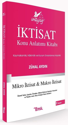 İmtiyaz İktisat Konu Anlatımı Zühal Aydın