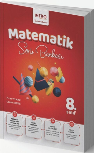 İntro Yayınları 8. Sınıf Matematik Soru Bankası Fırat Yılmaz