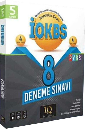 IQ Yayınları 5. Sınıf İOKBS 8 Deneme Komisyon