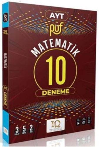 IQ Yayınları AYT Matematik Püf 10 Branş Denemesi Komisyon