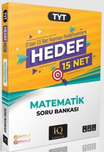 IQ Yayınları TYT Matematik Hedef 15 Soru Bankası Komisyon