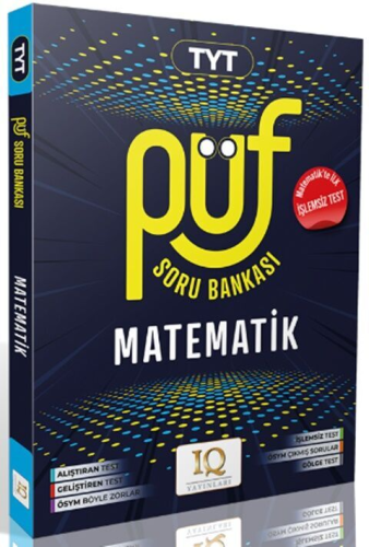 IQ Yayınları TYT Matematik Püf Soru Bankası Komisyon