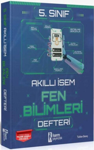 İsem Yayınları 5. Sınıf Akıllı İsem Fen Bilimleri Defteri Tufan Genç