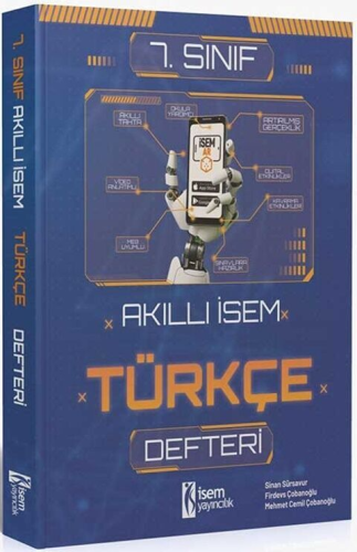 İsem Yayınları 7. Sınıf Türkçe Akıllı İsem Defteri Firdevs Çobanoğlu