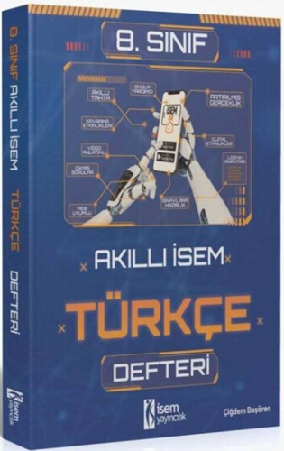 İsem Yayınları 8. Sınıf Türkçe Akıllı İsem Defteri Çiğdem Başören