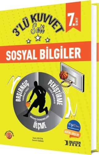 İşleyen Zeka Yayınları 7. Sınıf Sosyal Bilgiler 3'lü Kuvvet Serisi Set