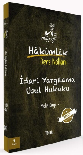 HMGS, Hakimlik Sınavları, - Temsil Kitap - İMTİYAZ Hakimlik İdari Yarg